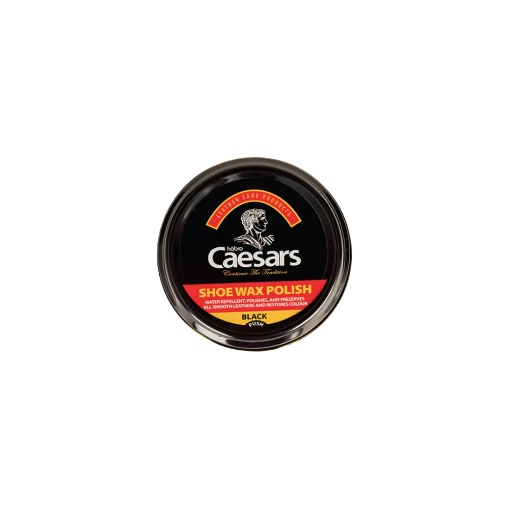 Caesars Shoe Wax Polish Black — available for distribution across India