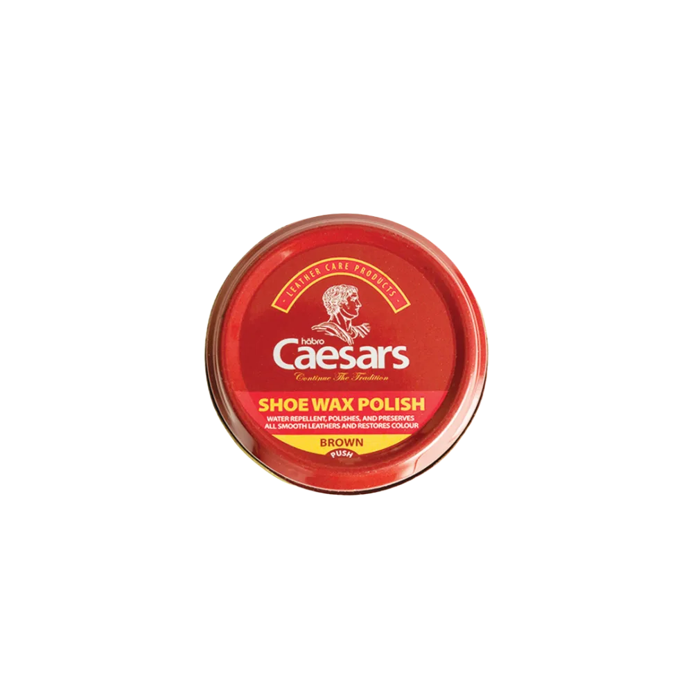 Caesars Shoe Wax Polish Brown — available for distribution across India