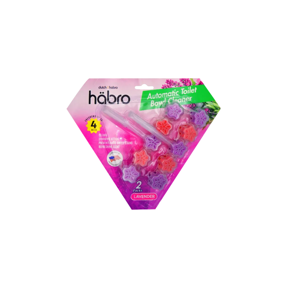 Habro Automatic Toilet Bowl Cleaner Lavender — available for distribution across India