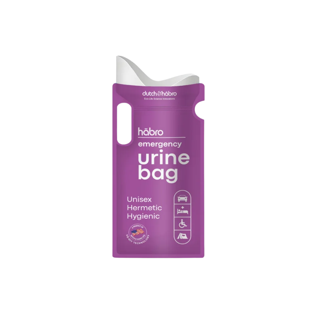 Habro Emergency Urine Bag — available for distribution across India